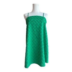 Lena Green Midi Dress